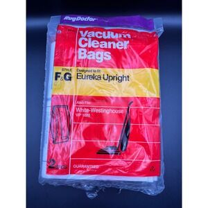 Rug Doctor F & G‎ Eureka Upright Vacuum Cleaner Bags 3 Packs - Total of 5